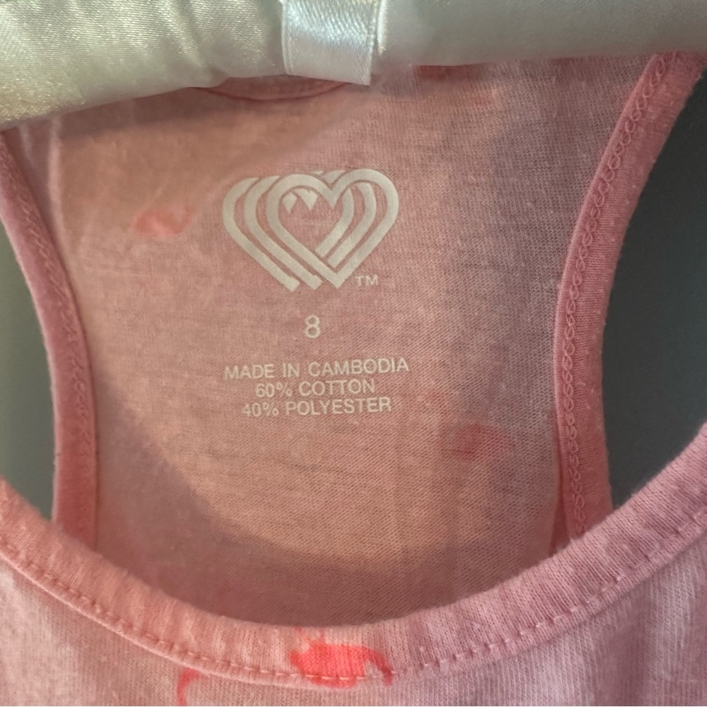 Pink sparkly Girls Tank Top “ girls just wanna have sun” - Picture 2 of 6